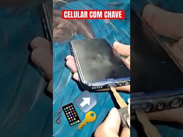 CELULAR TESLA LIGA COM CHAVE (muito mais seguro que iPhone)