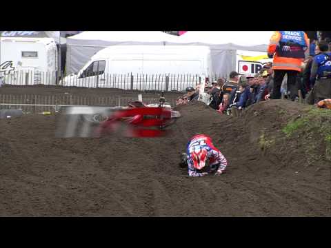 Brylyakov crash MXGP of Europe 2015 