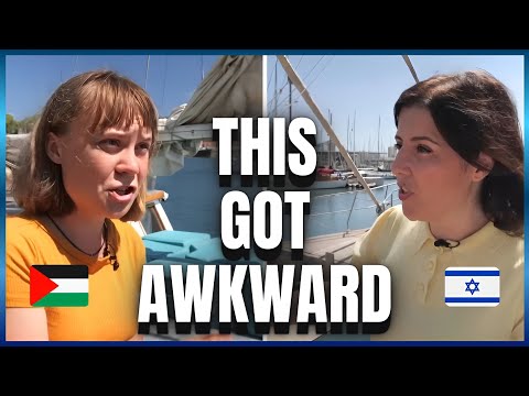 Greta Thunberg Looks Visibly DISTRESSED When Reporter Asks About Israeli Hostages