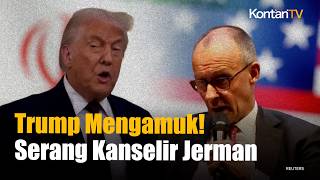 Debat Panas Trump vs Kanselir Jerman Soal Perang Iran