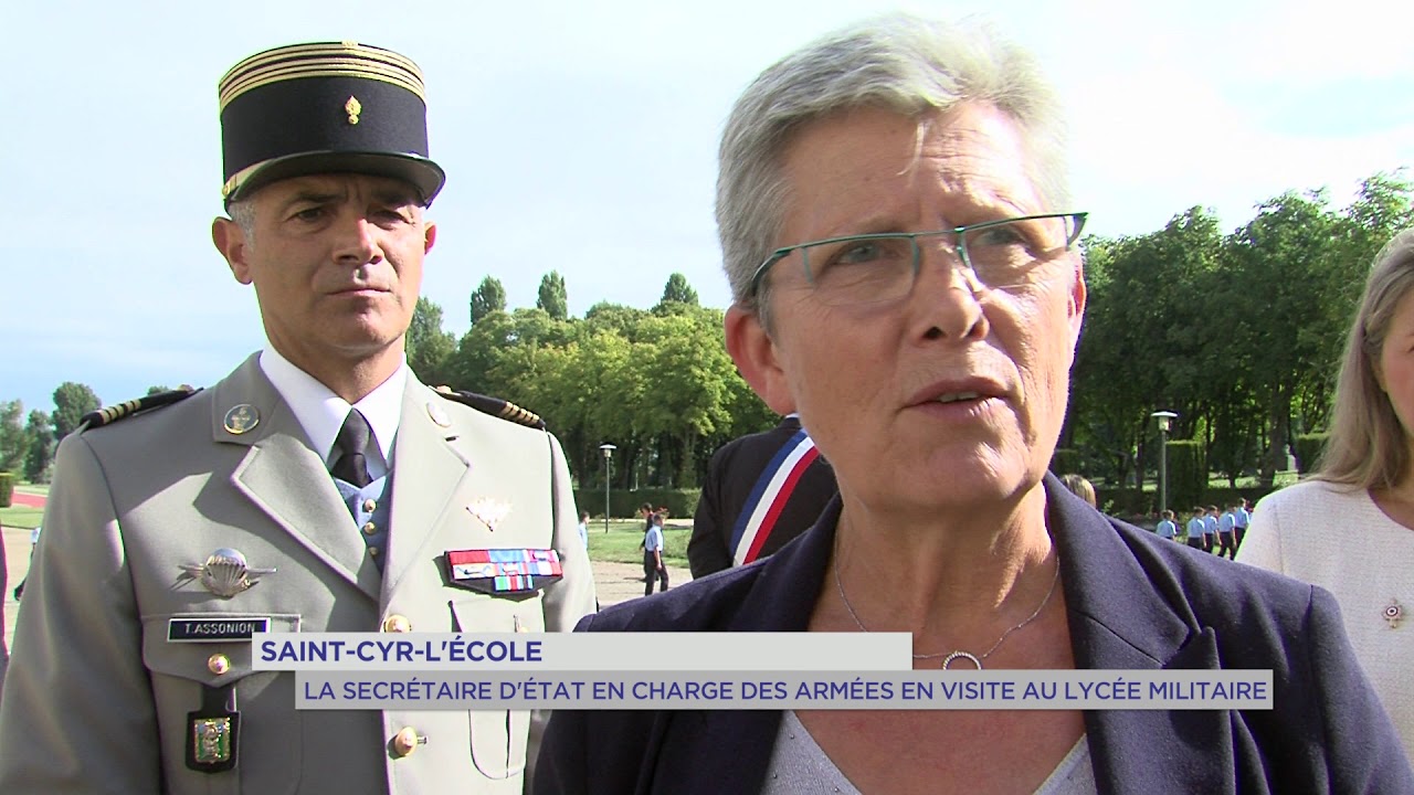 Saint-Cyr-l’Ecole : La secrétaire d’Etat en charge des armées en visite au lycée militaire