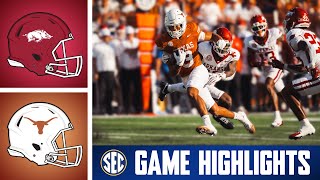 Arkansas Razorbacks at No. 17 Texas Longhorns | Game Highlights | 2025 SEC Football