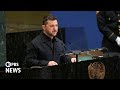 WATCH: Zelenskyy warns the world is now living through most destructive arms race in human history