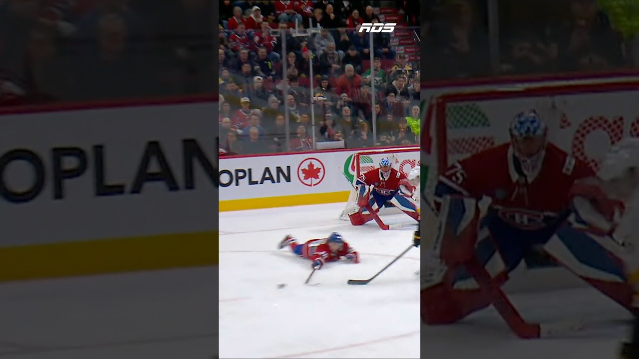Quel jeu de Lane Hutson en prolongation! 🤯#NHLBruins c. #GoHabsGo sur RDS 📺