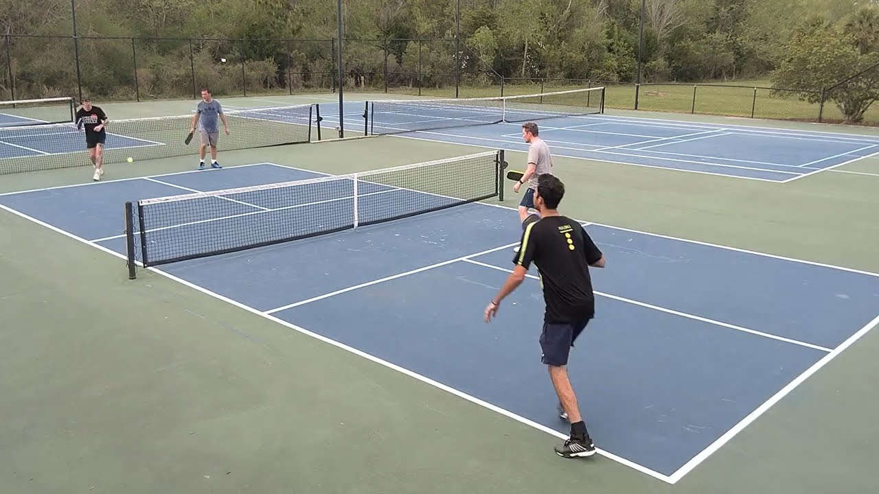 QUICK REACTIONS TO HARD SLAMS! 4.0 Pickleball Rec Game at CWP in Myrtle Beach, SC