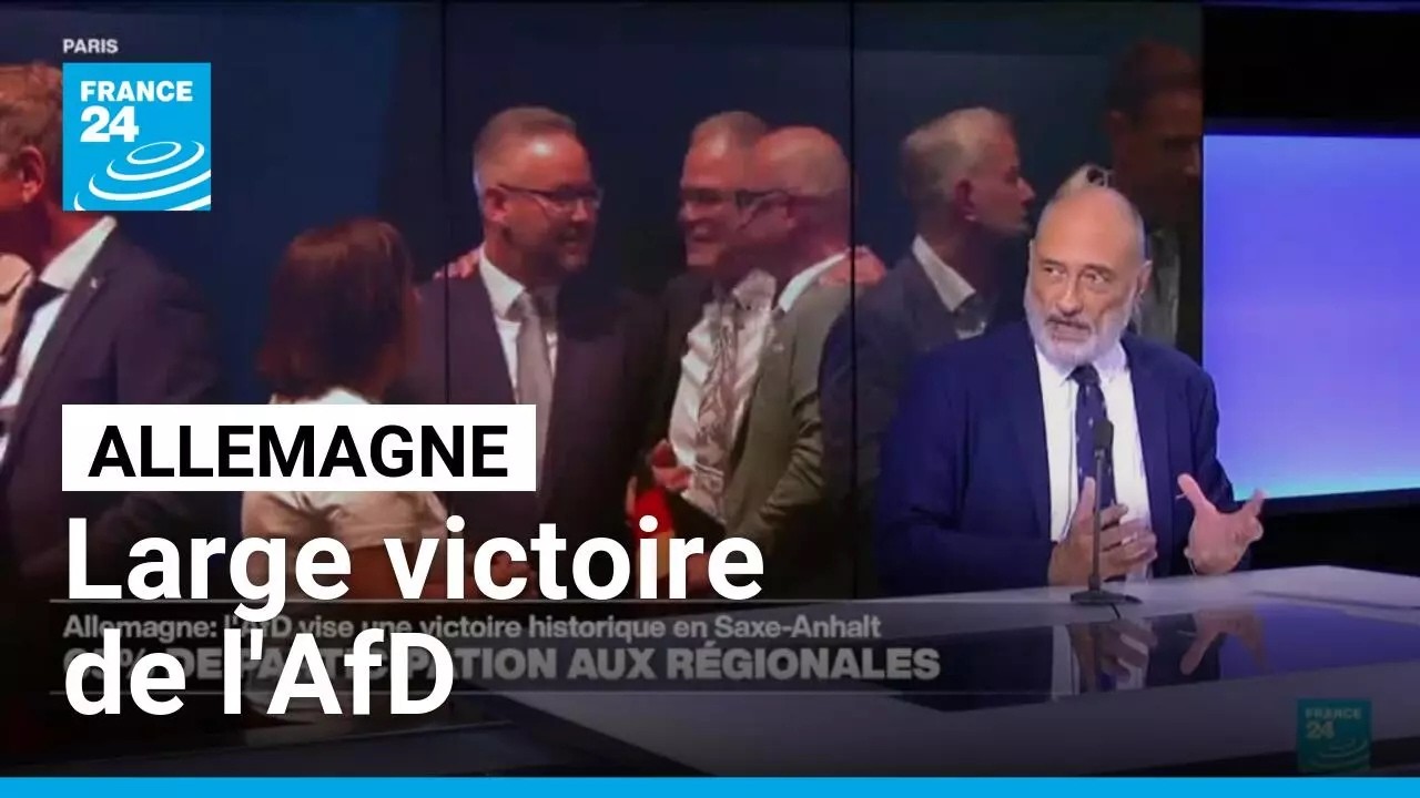 Élections régionales en Allemagne : large victoire de l'AfD • FRANCE 24