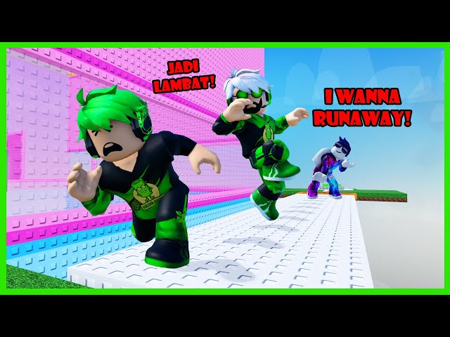 Darlung & Wak Darlung Main Obby Yang Bikin Emosi I WANNA RUNAWAY Di Roblox