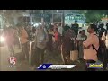 In Hyderabad Heavy Traffic Due To Public Going To Villages For Caste Their Votes | V6 News  - 03:02 min - News - Video
