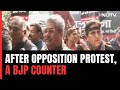 BJP Protest Against Congress Insulting Parliament
