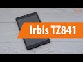 Распаковка планшета Irbis TZ841 / Unboxing Irbis TZ841