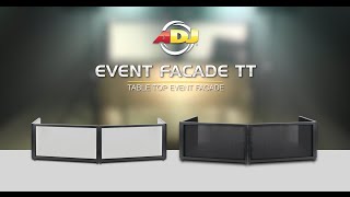 ADJ AMERICAN DJ EVENT FACADE TT Portable Tabletop Facade with Removable Scrims in action - learn more