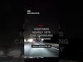 Lightning nearly hits car traveling on highway  - 00:31 min - News - Video