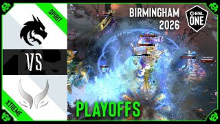 LOSER IS OUT! SPIRIT vs XTREME - HIGHLIGHTS - ESL One Birmingham 2026
