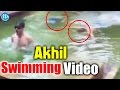 Watch : Akhil Akkineni Swimming Video,shared on Facebook