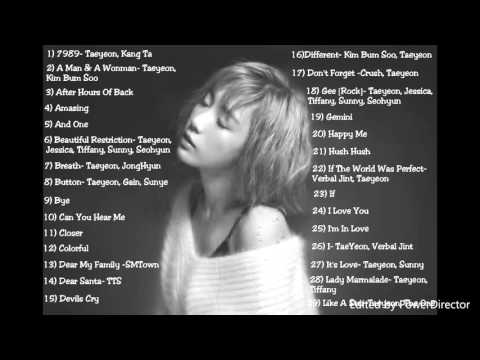 Best Songs Of Taeyeon Kim 2016 (Part 1)