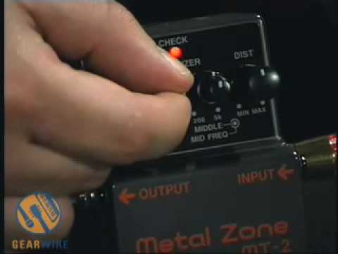 Boss MT-2 Metal Zone: Stompbox Walkthrough Video