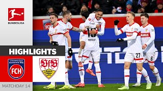 Working victory at the Brenz | 1. FC Heidenheim 1846 — VfB Stuttgart 1-3 | Highlights | MD 14