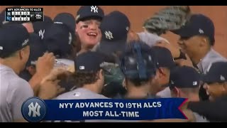 The New York Yankees advanced to the ALCS! - Oct 10 2024