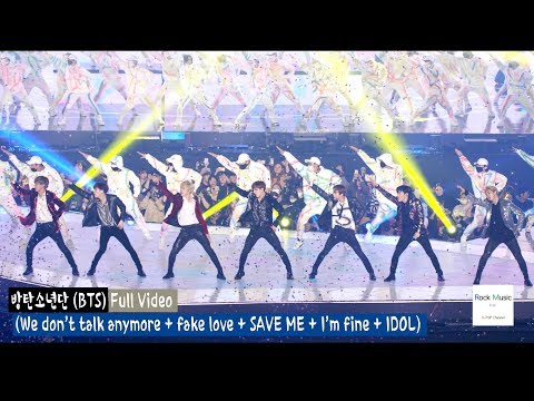 (BTS) 방탄소년단 (Full Ver) (We don’t talk anymore & fake love & save me & I’m fine & IDOL)@181106
