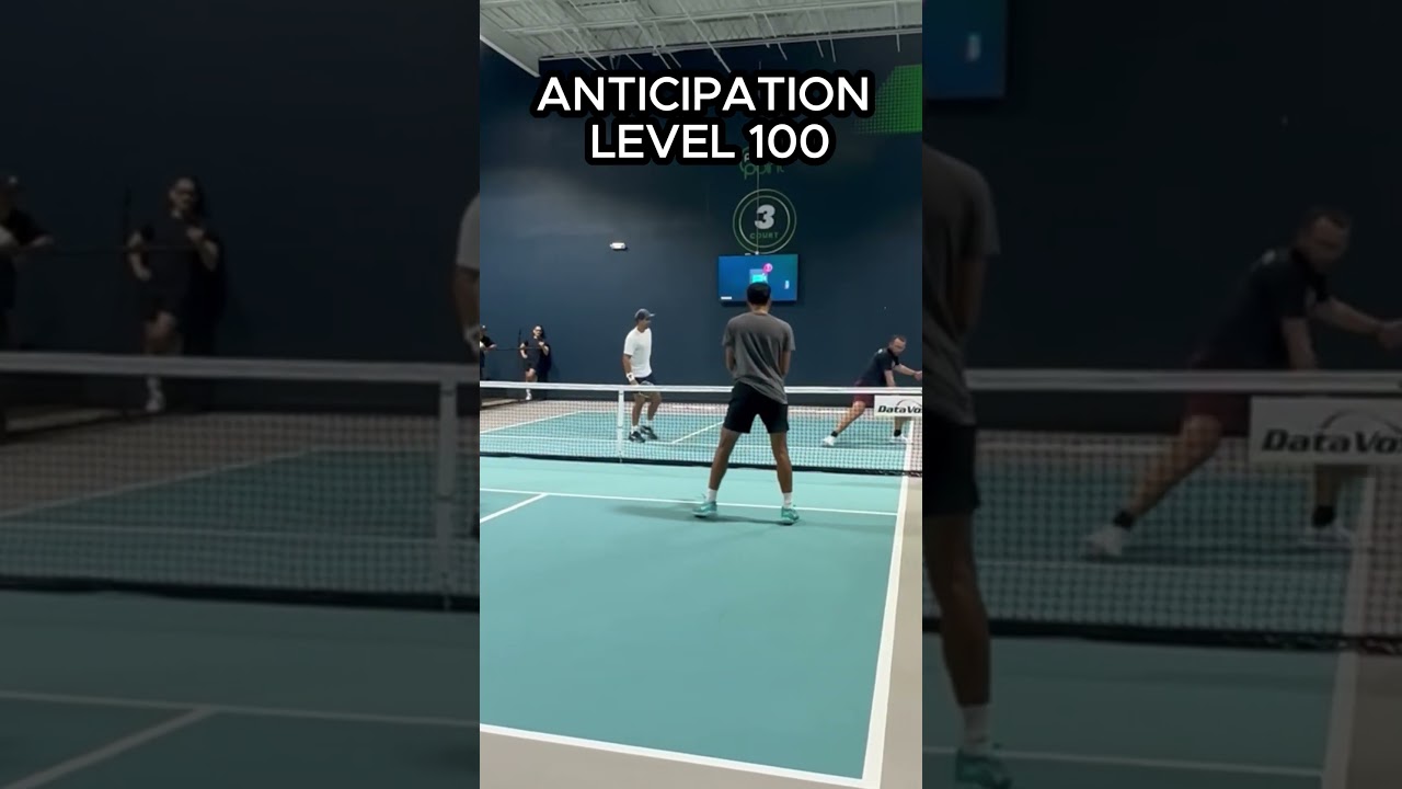 When Your Anticipation Level is Maxed Out in Pickleball