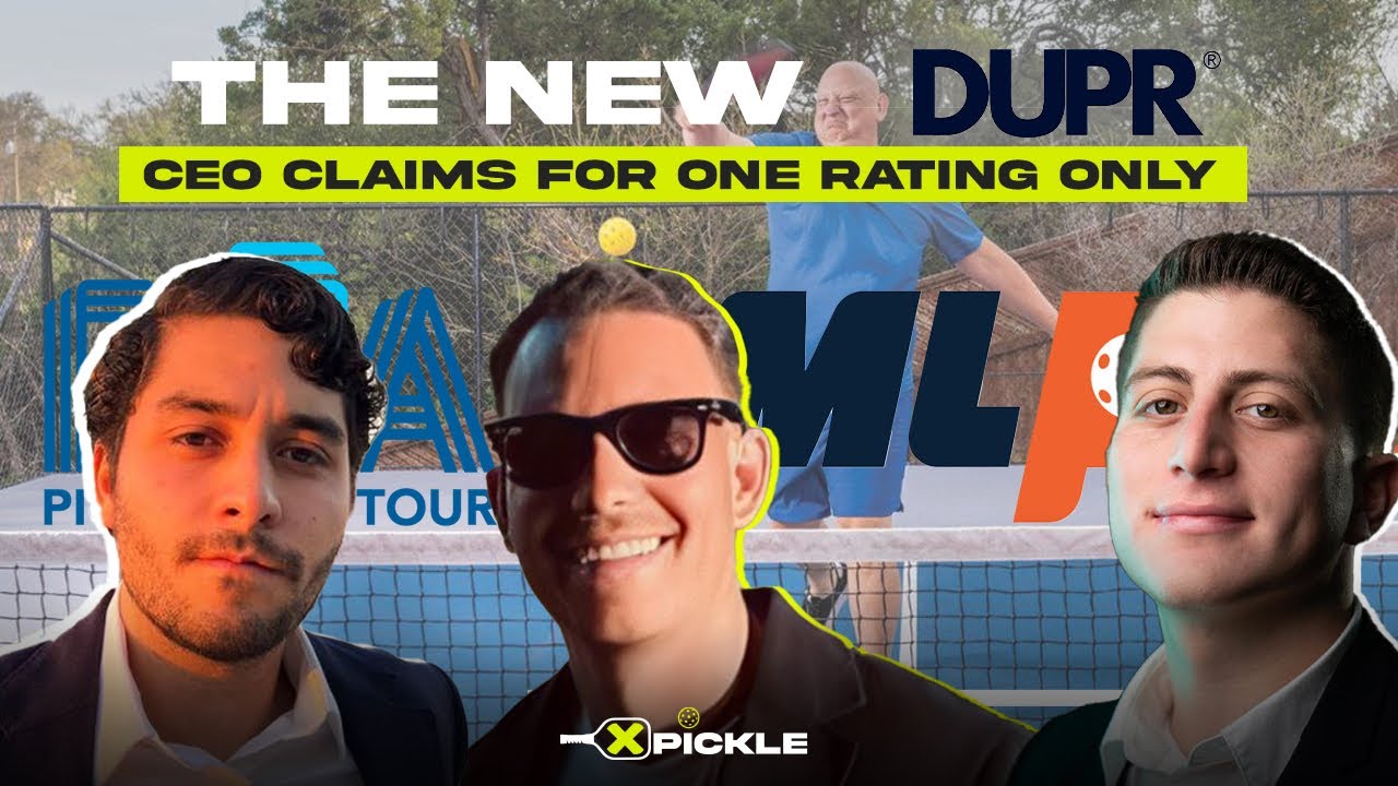 DUPR CEO–Tito Machado says the TRUTH/Sandbagging issues at Nationals, Updates to the DUPR algorithm