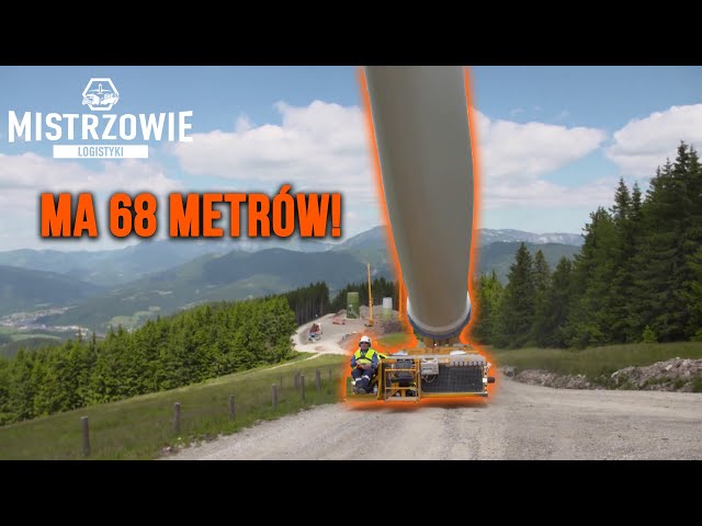 Zobacz, jak transportuje się ogromne skrzydła wirników! | Mistrzowie logistyki