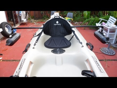 How to make a cool Mini Outrigger Canoe or Kayak stabilizer for $20 a ...