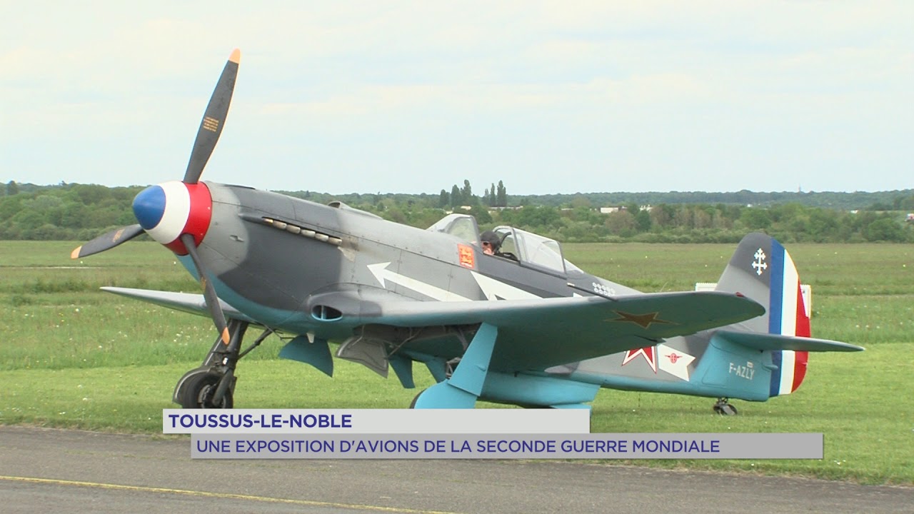 Toussus-le-Noble : exposition d’avions de la Seconde Guerre mondiale