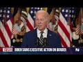Biden takes executive action to limit asylum seekers at Southern border - 02:38 min - News - Video