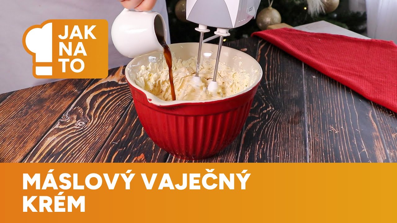 Máslový vaječný krém můžeme libovolně ochutit: Naplníme jím cukroví i moučníky