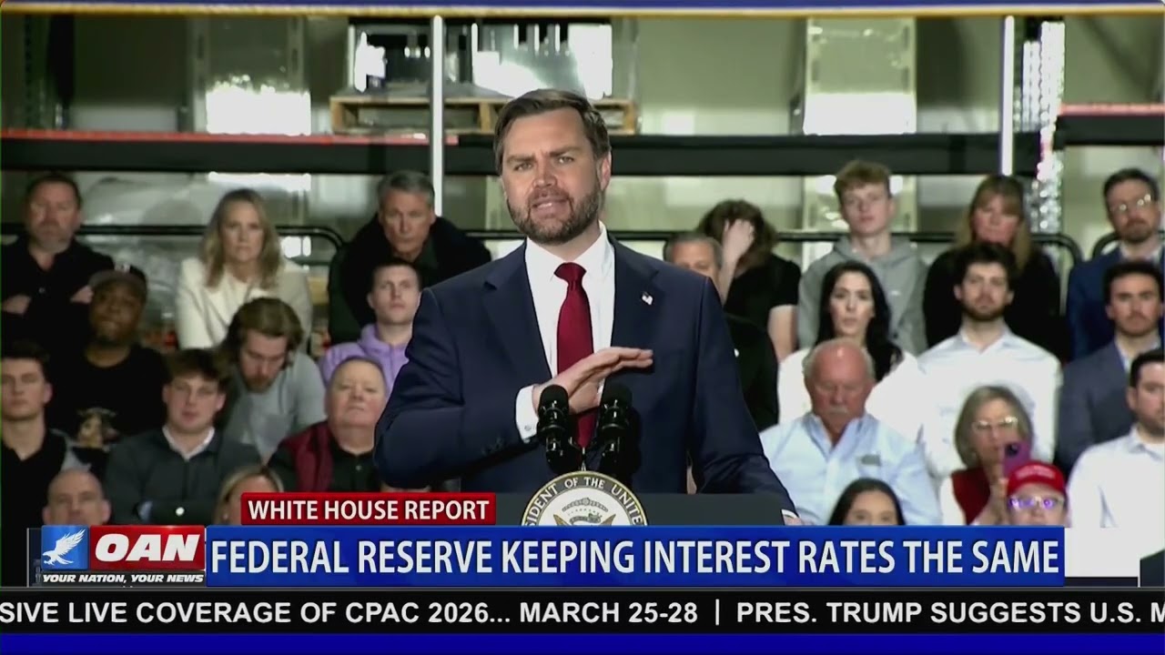 Fed keeps rates steady; Vance & Trump highlight strong jobs and energy stability.