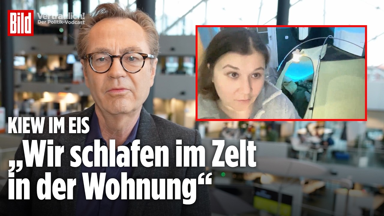 UKRAINE-KRIEG: Überleben bei -20 Grad - „wir schlafen im Zelt in der Wohnung“ | Vertraulich-Clips