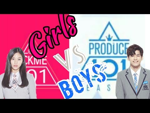 Boys Vs Girls -Produce 101(CUBE,PLEDIS,Jellyfish,Starship,Fantagio )