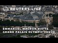 LIVE: French President Emmanuel Macron visits Paris Grand Palais Olympic venue | REUTERS