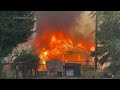 Wildfire scorches historic California gold mining town, burning multiple homes  - 01:35 min - News - Video