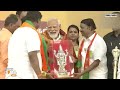 PM Narendra Modi Felicitated Ahead of his Address at a Public Rally in Vellore, Tamil Nadu | News9  - 00:56 min - News - Video