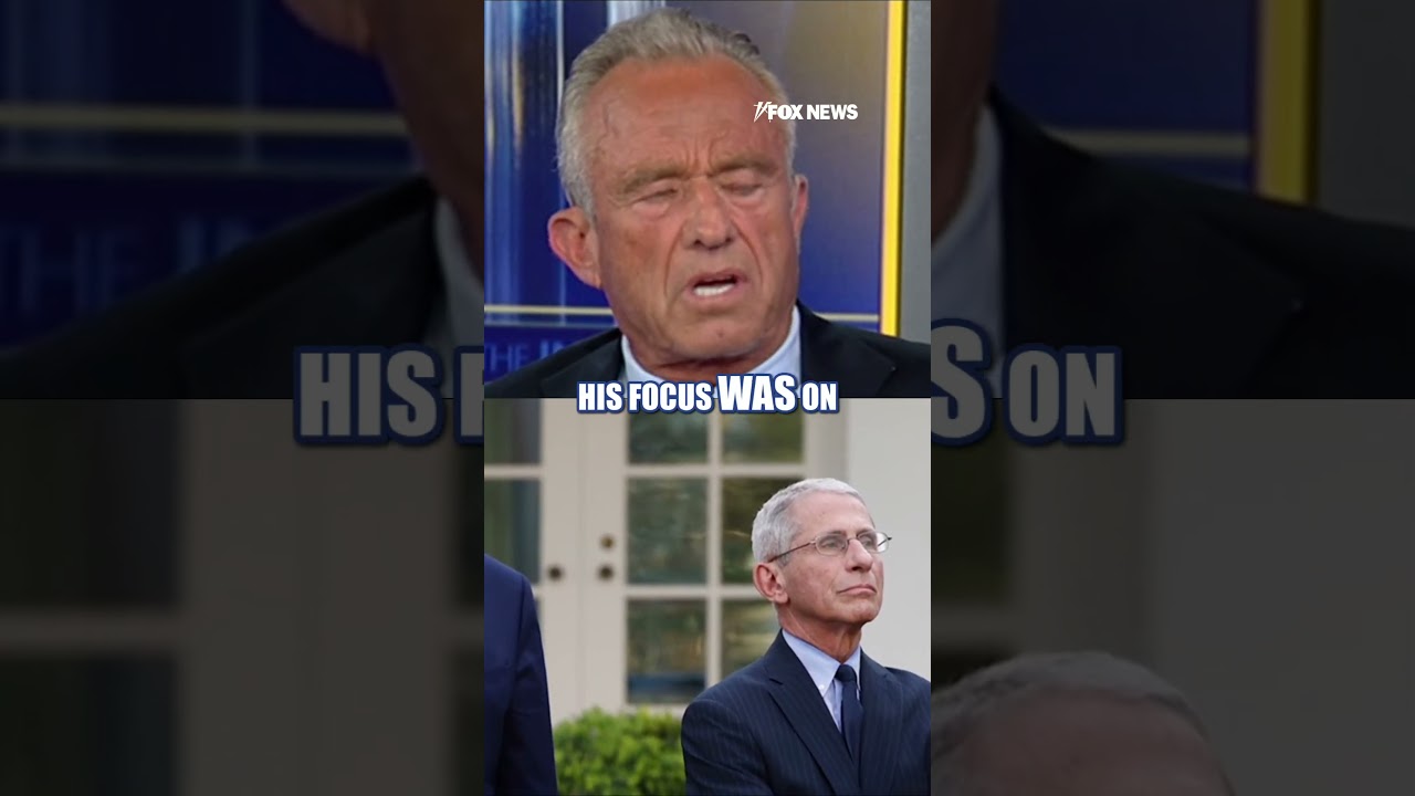 Dr Fauci RIPPED by RFK Jr for prioritizing personal fame over public health #foxnews #news