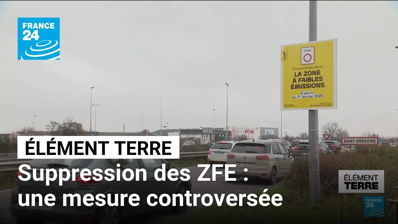 Supression des ZFE : une mesure jugée injuste mais vertueuse pour la santé • FRANCE 24