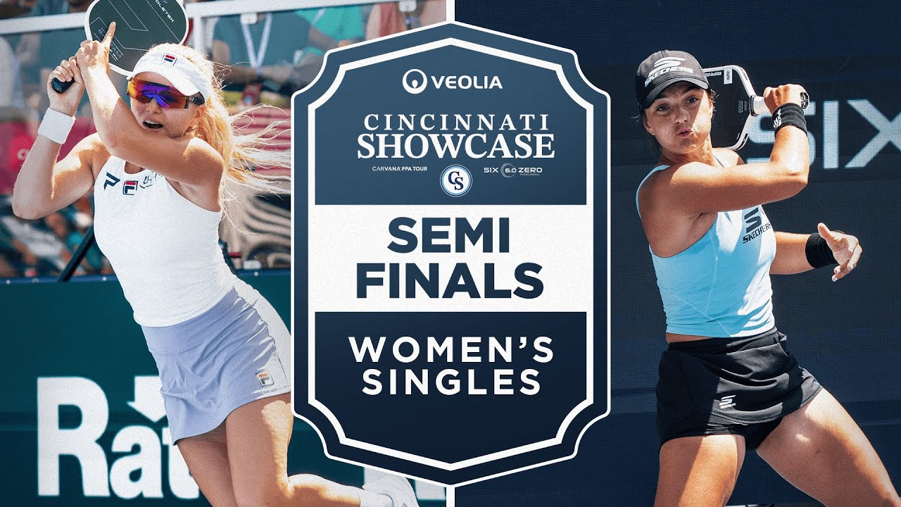 Anna Leigh Waters v Catherine Parenteau at the PPA Veolia Cincinnati Showcase