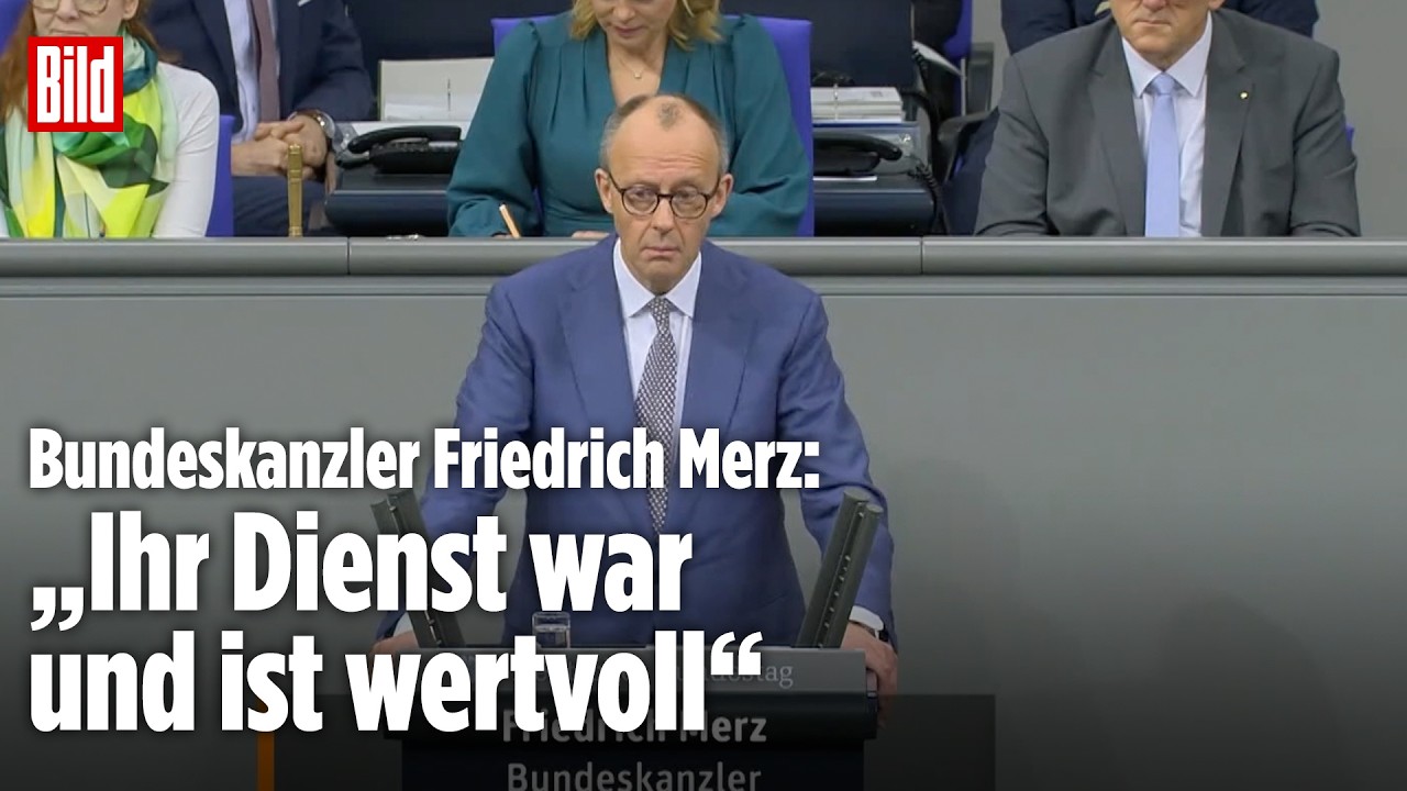 MERZ VERTEIDIGT BUNDESWEHR: „Ihr Dienst war wertvoll“