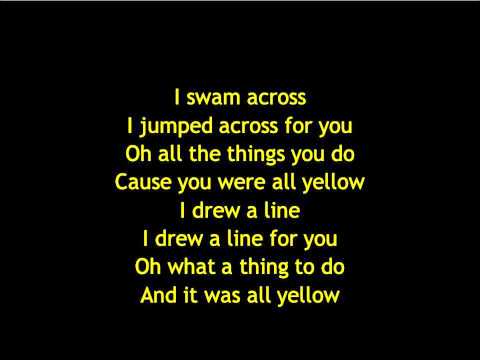 Coldplay - Yellow Lyrics
