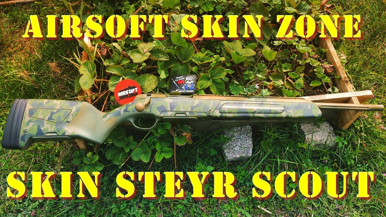 Airsoft - Kit Airsoft Skin Zone pour Steyr Scout ASG (ASMR sa mère !) [French]