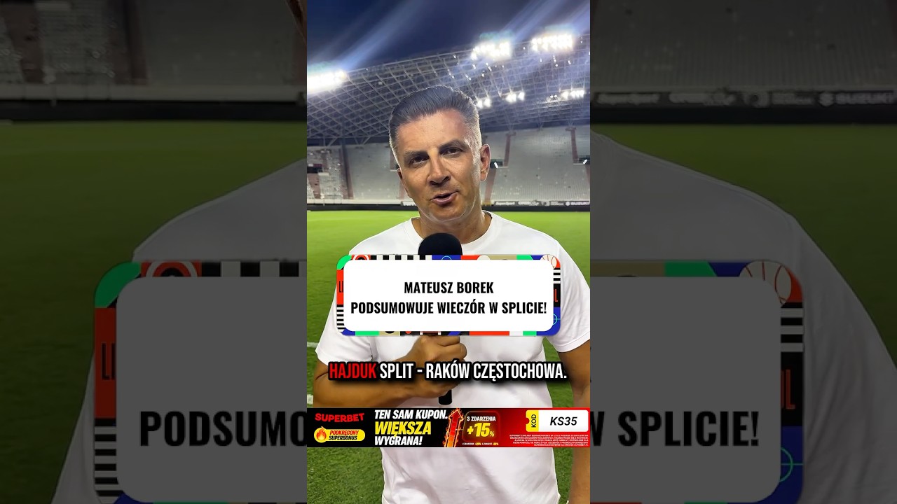 Borek po meczu hajduk - raków 2:2 | komentarz #shorts
