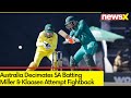 Australia Decimates SA Batting | Miller & Klaasen Attempt Fightback |  NewsX