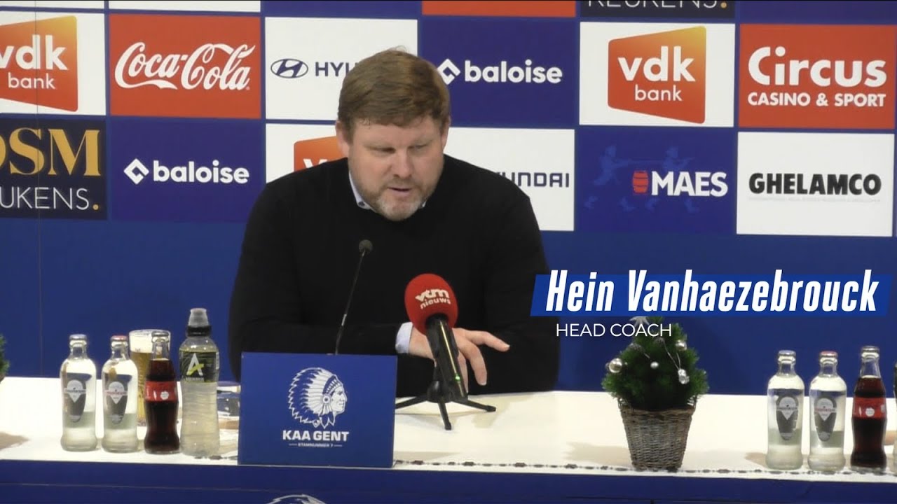 Persconferentie na KAA Gent - Standard