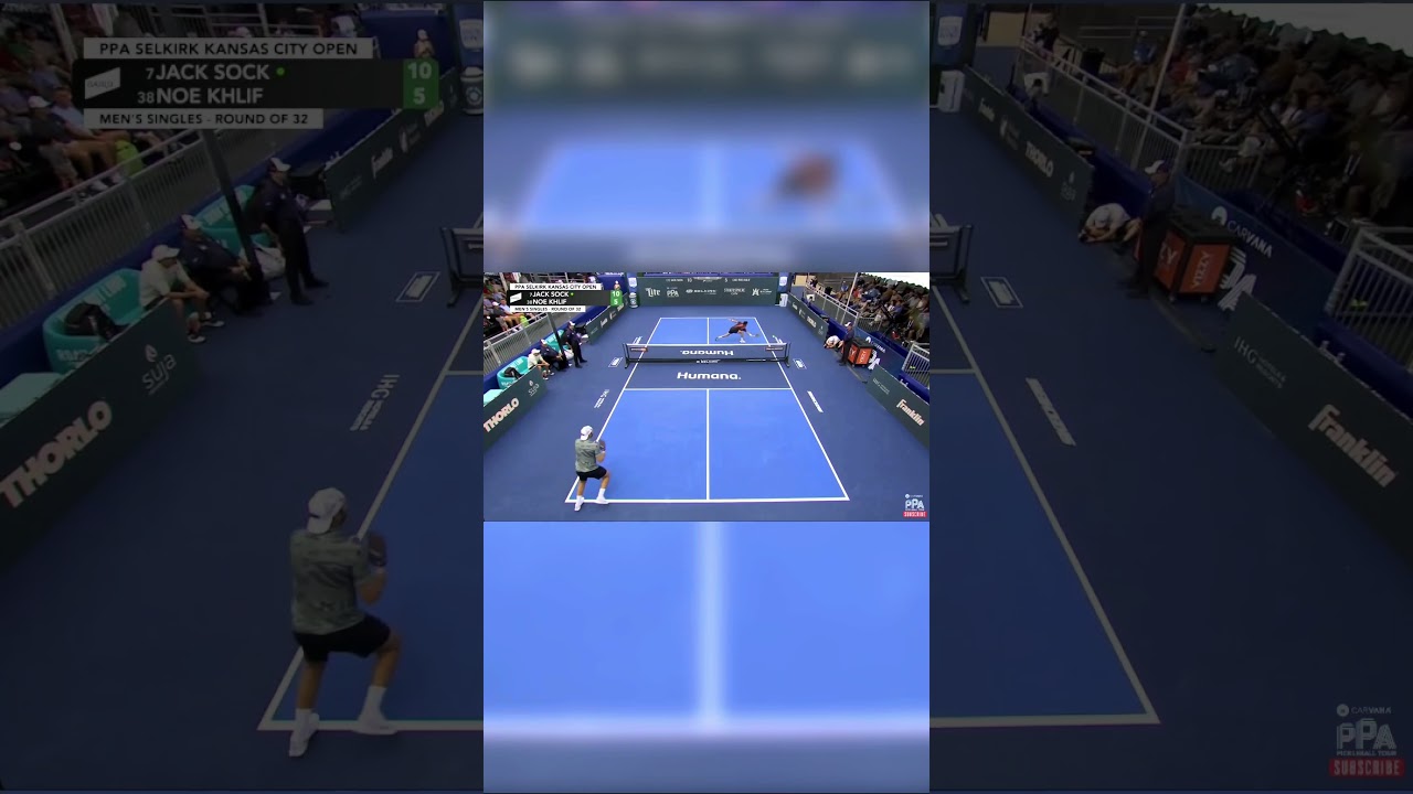 Jack Sock takes the first game