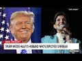 Nikki Haley claps back at Trump after he mocks her husbands absence from campaign trail  - 09:22 min - News - Video