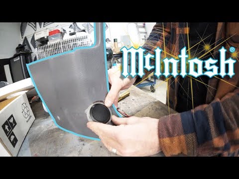 Kick panel tweeter pods - WHITE RIDER #83