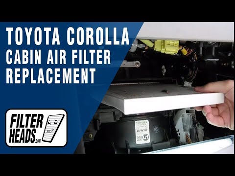 TOYOTA COROLLA (120) - Cabin Air Filter Replacement