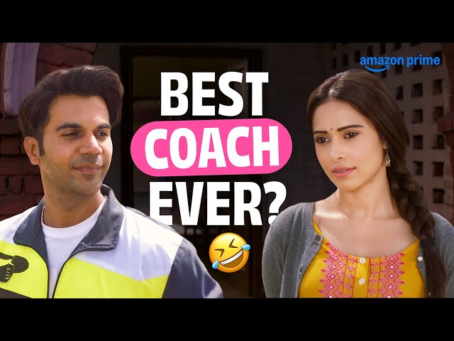 Is Rajkummar Rao The BEST Cricket Coach Ever? 🤣 ft. Nushrratt Bharuchaa | Chhalaang | Prime Video IN